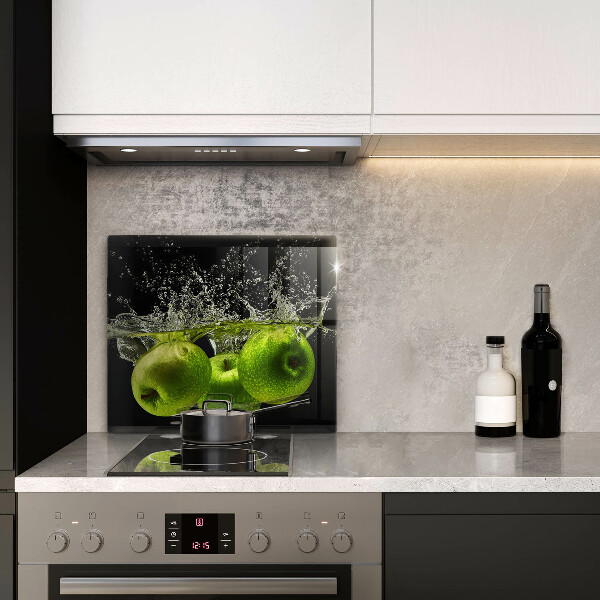 Cache plaque de cuisson Pommes vertes et eau