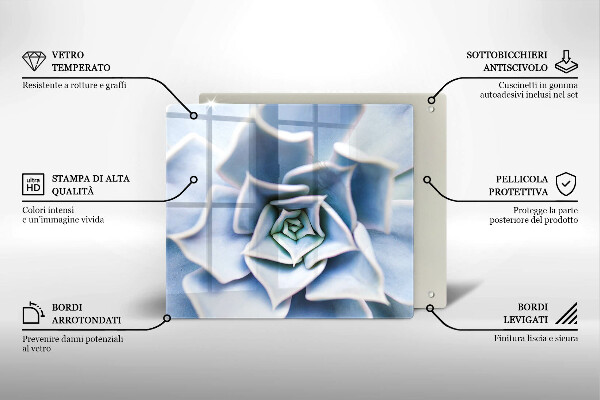 Cache plaque de cuisson Plante à fleurs