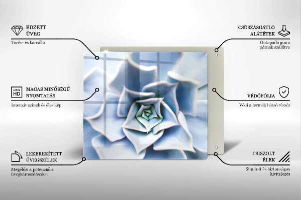 Cache plaque de cuisson Plante à fleurs