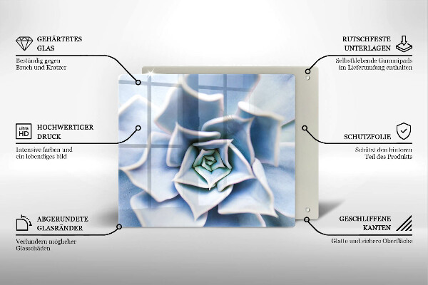 Cache plaque de cuisson Plante à fleurs