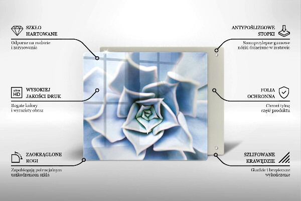 Cache plaque de cuisson Plante à fleurs