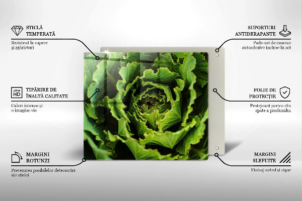 Cache plaque de cuisson Manger des feuilles de laitue