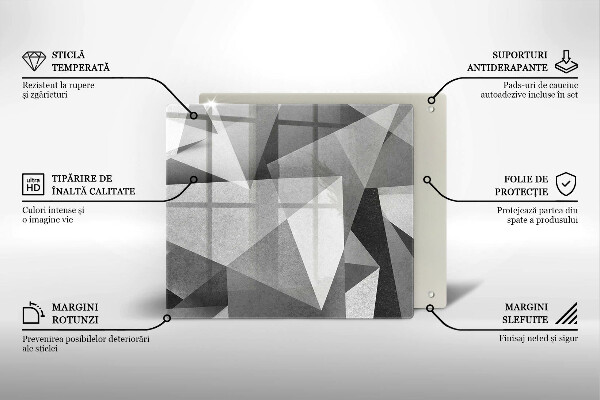 Cache plaque de cuisson Abstraction concrète et nette