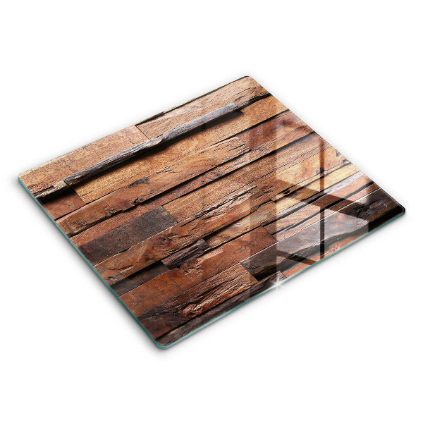 Cache plaque de cuisson Planches de bois décoratives