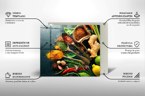 Cache plaque de cuisson Cuillères à épices de cuisine