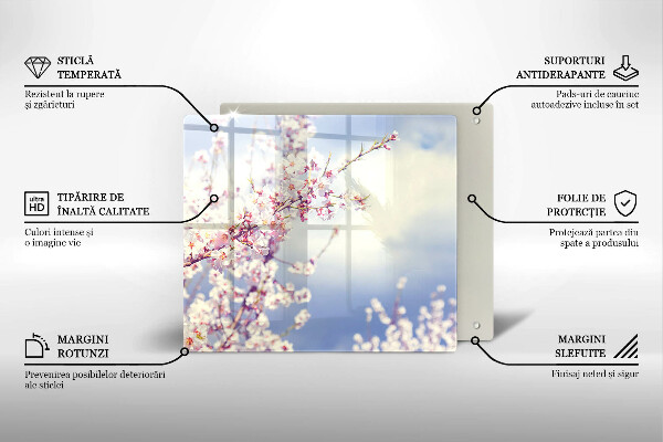 Protection plaque induction Arbre en fleurs