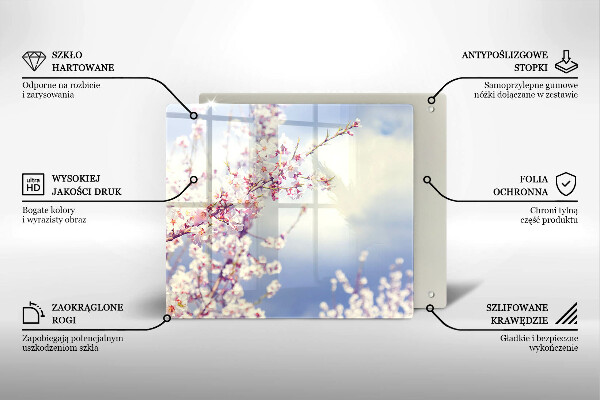 Protection plaque induction Arbre en fleurs