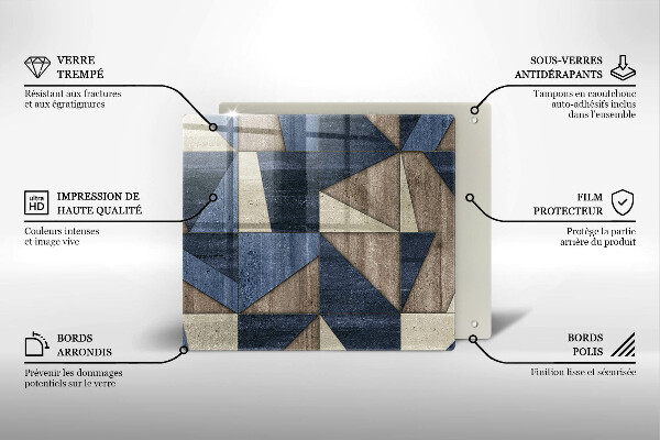 Protection plaque induction Abstraction géométrique