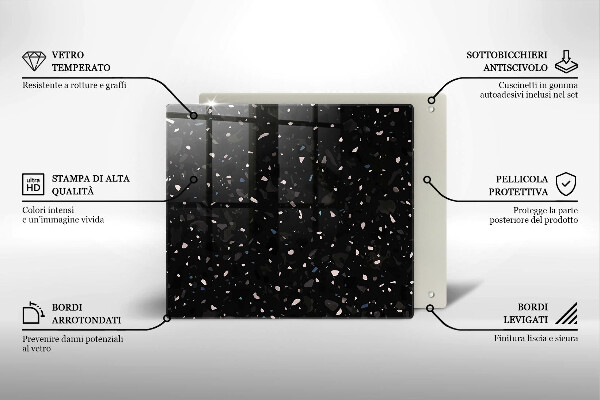 Protection plaque induction Grès foncé