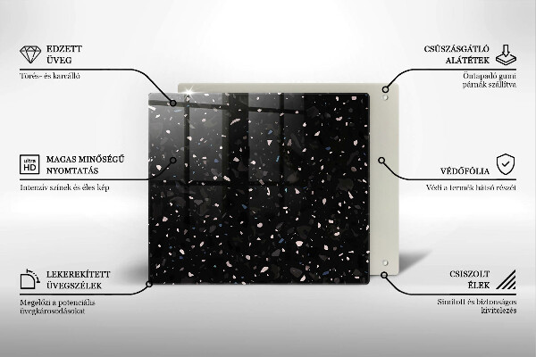 Protection plaque induction Grès foncé