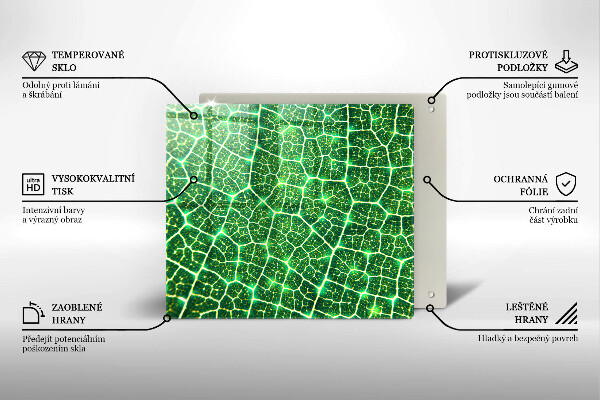 Protection plaque induction Structure des feuilles