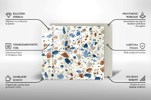 Protection plaque induction Grès décoratif