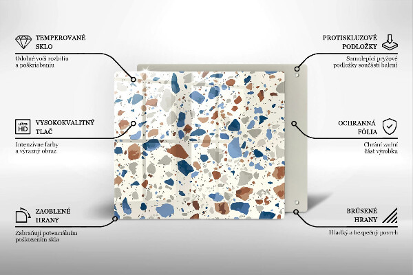 Protection plaque induction Grès décoratif