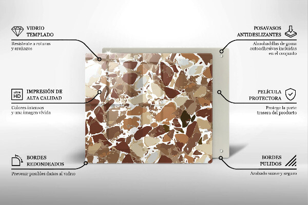 Protection plaque induction Teintures décoratives pour pierre