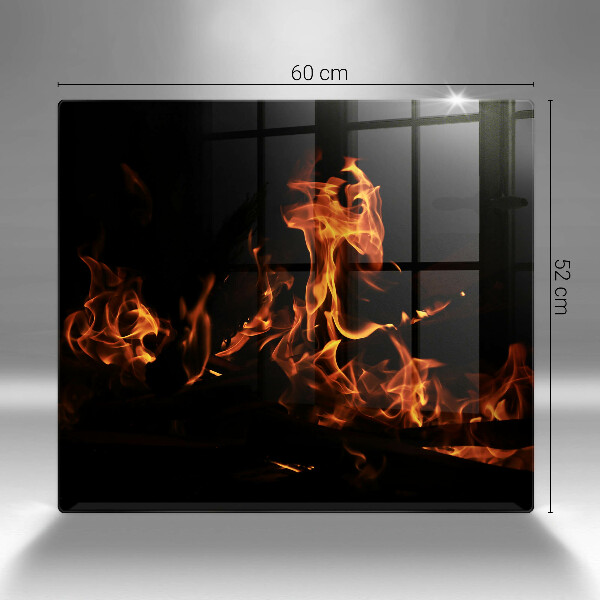 Protection plaque induction Allume une flamme vivante