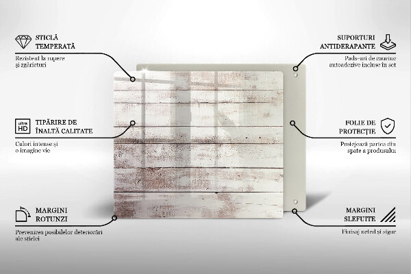 Cache plaque de cuisson Vieilles planches de bois