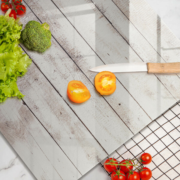 Cache plaque de cuisson Vieilles planches de bois