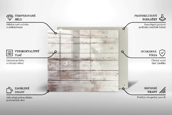 Cache plaque de cuisson Vieilles planches de bois