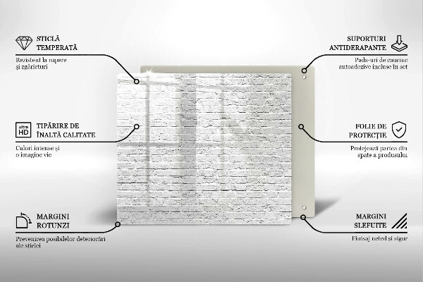 Cache plaque de cuisson Mur de briques