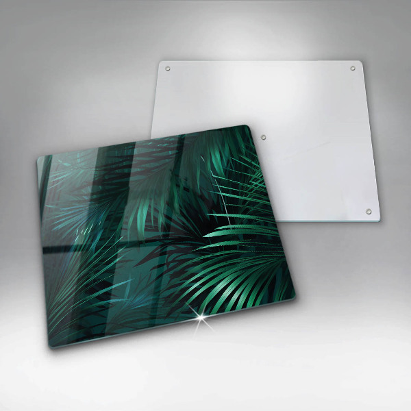 Protection plaque induction Feuilles de la jungle sauvage