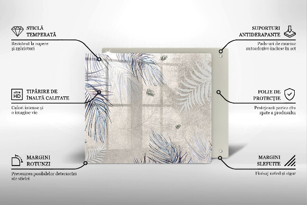 Protection plaque induction Feuilles subtiles