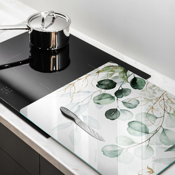 Protection plaque induction Plantes peintes