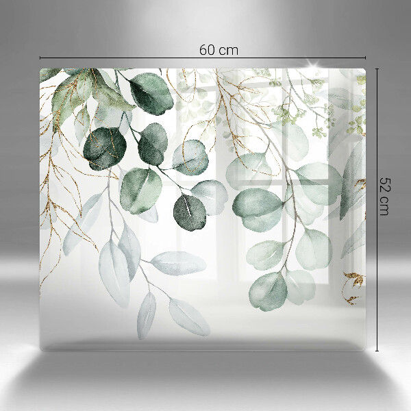 Protection plaque induction Plantes peintes