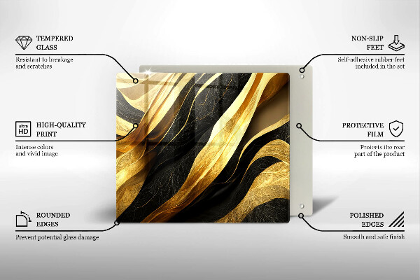 Protection plaque induction Abstraction élégante