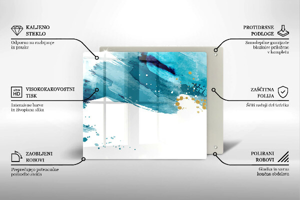 Protection plaque induction Taches bleues