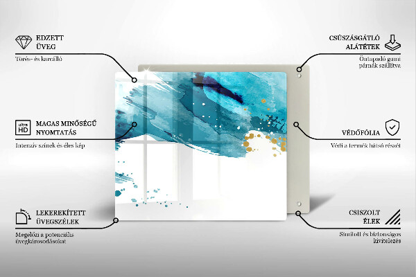 Protection plaque induction Taches bleues