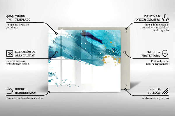 Protection plaque induction Taches bleues