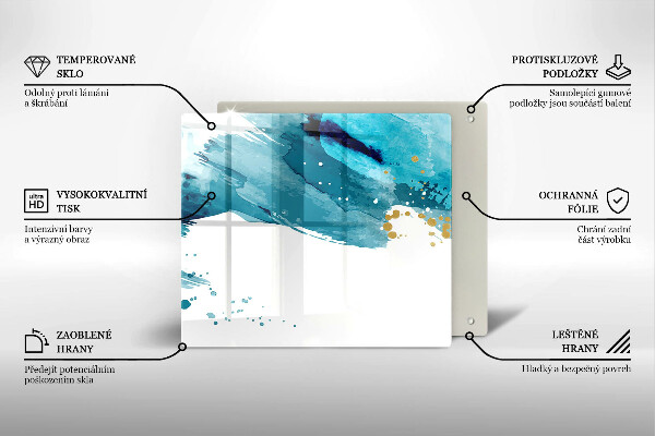 Protection plaque induction Taches bleues