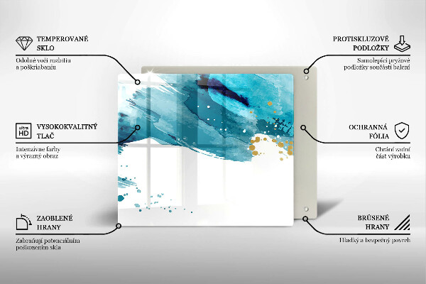 Protection plaque induction Taches bleues