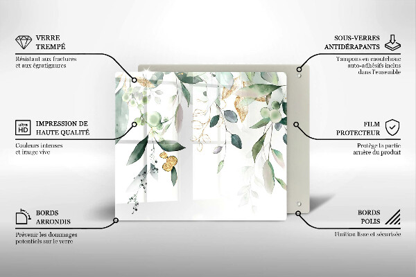 Protection plaque induction Feuilles d'aquarelle