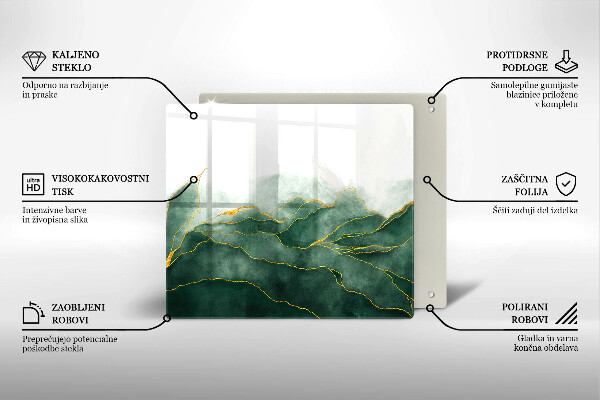 Cache plaque de cuisson Nature abstraite