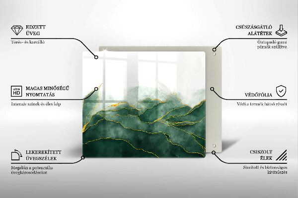 Cache plaque de cuisson Nature abstraite