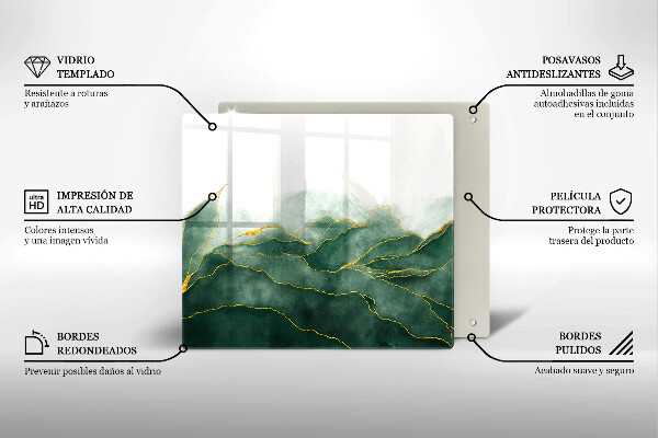 Cache plaque de cuisson Nature abstraite