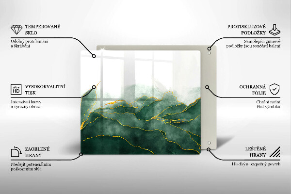 Cache plaque de cuisson Nature abstraite