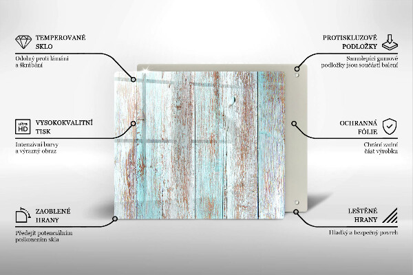 Cache plaque de cuisson Planches anciennes vintage