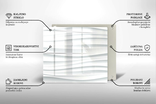Cache plaque de cuisson Structure moderne