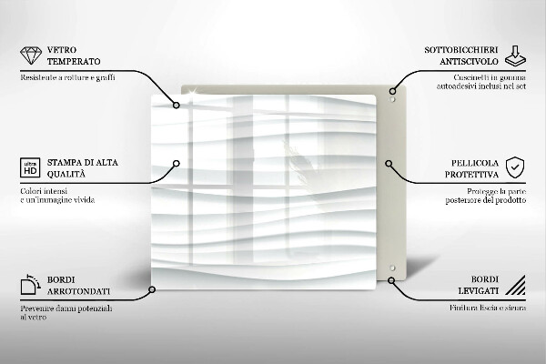 Cache plaque de cuisson Structure moderne