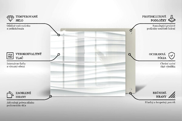 Cache plaque de cuisson Structure moderne