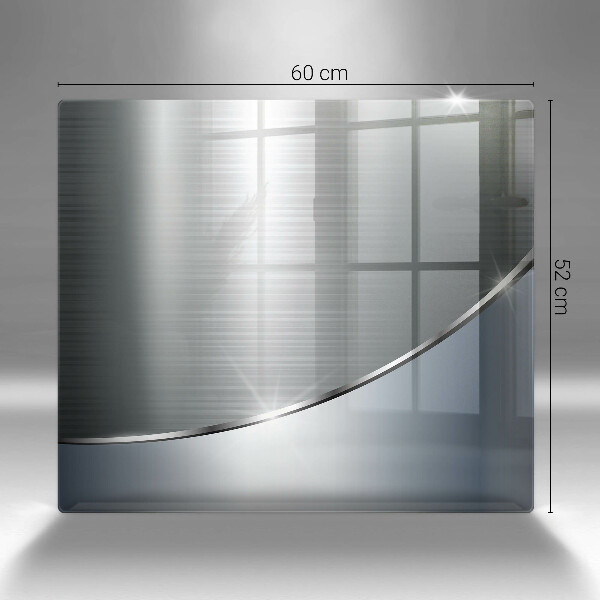 Cache plaque de cuisson Modèle d'abstraction en métal