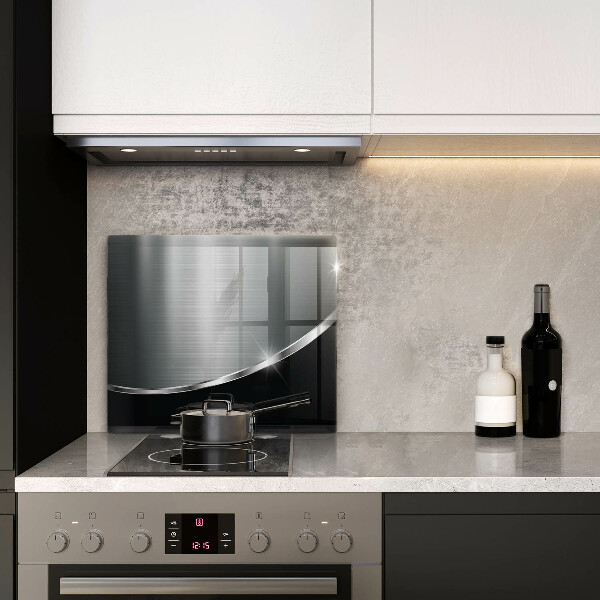 Cache plaque de cuisson Abstraction avec du métal