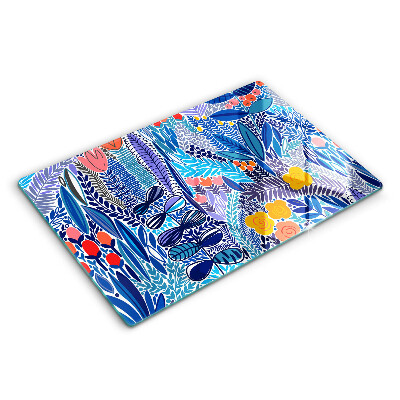 Protection pour plaque de cuisson Prairie peinte