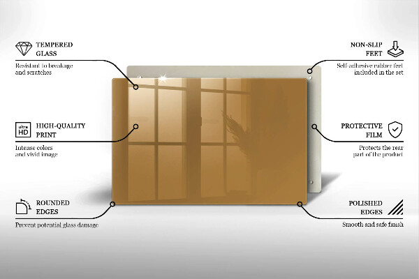 Protège plaque de cuisson Couleur beige