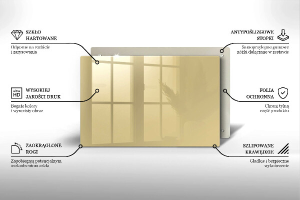 Protège plaque de cuisson Couleur beige