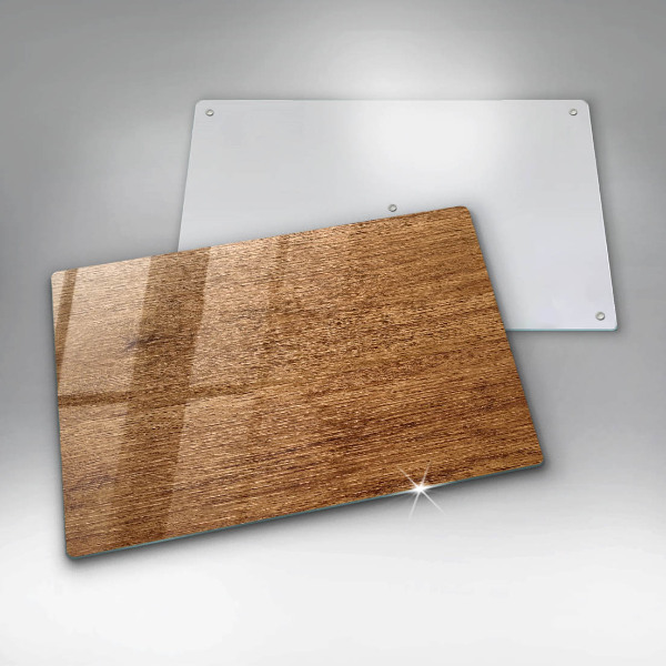 Protège plaque de cuisson Texture de planche de bois