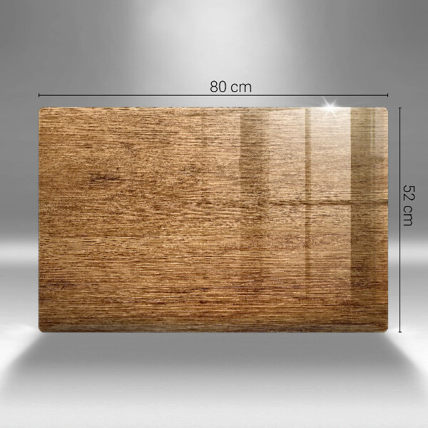 Protège plaque de cuisson Texture de planche de bois