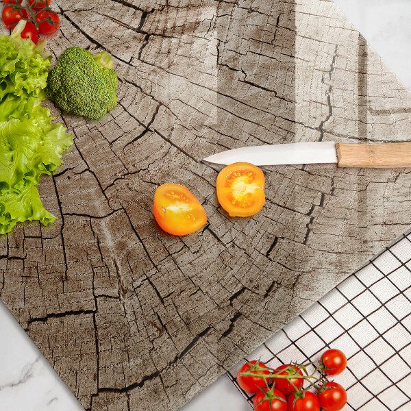 Protège plaque de cuisson Coupe transversale d'un arbre